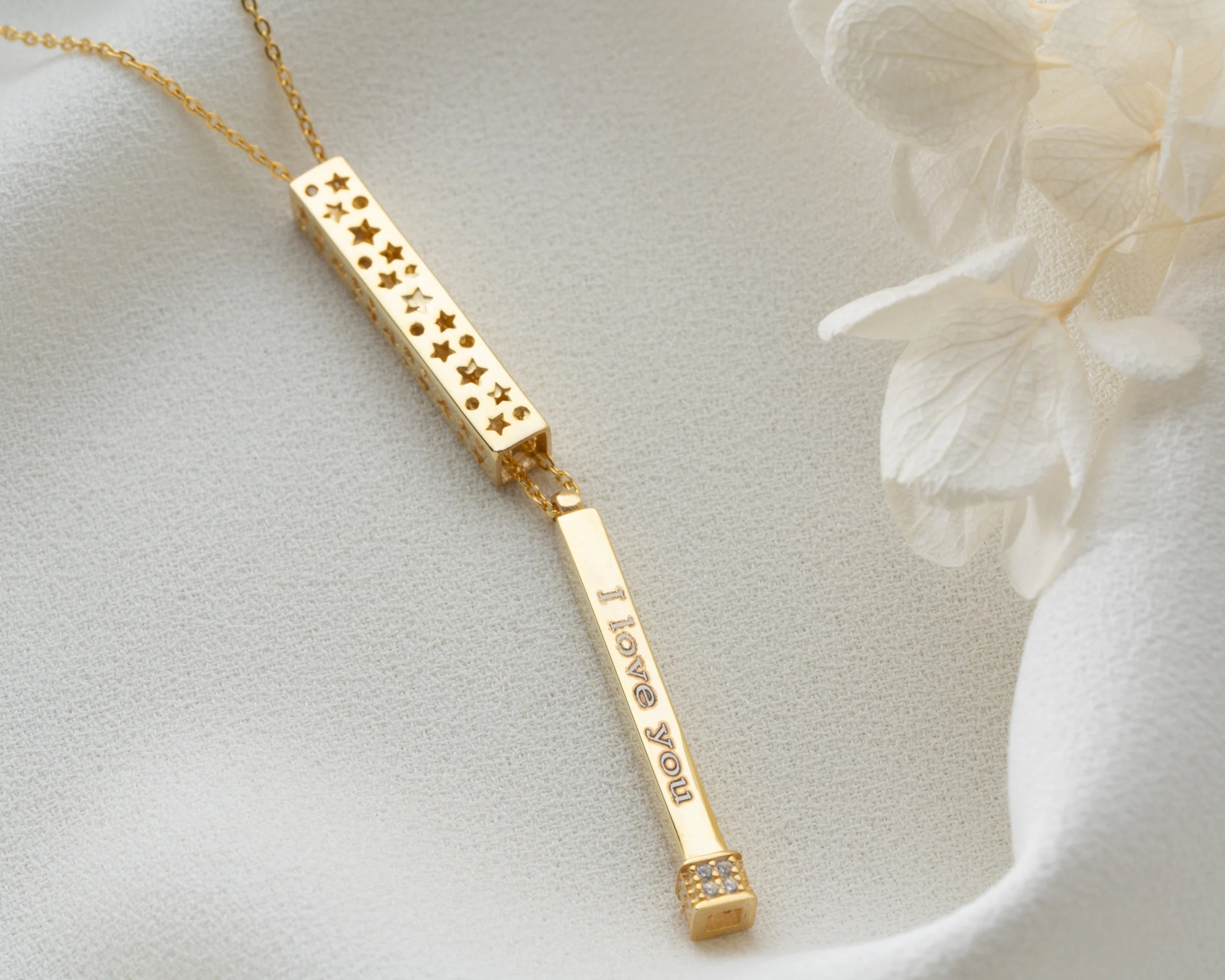 Personalized Hidden Message Necklace