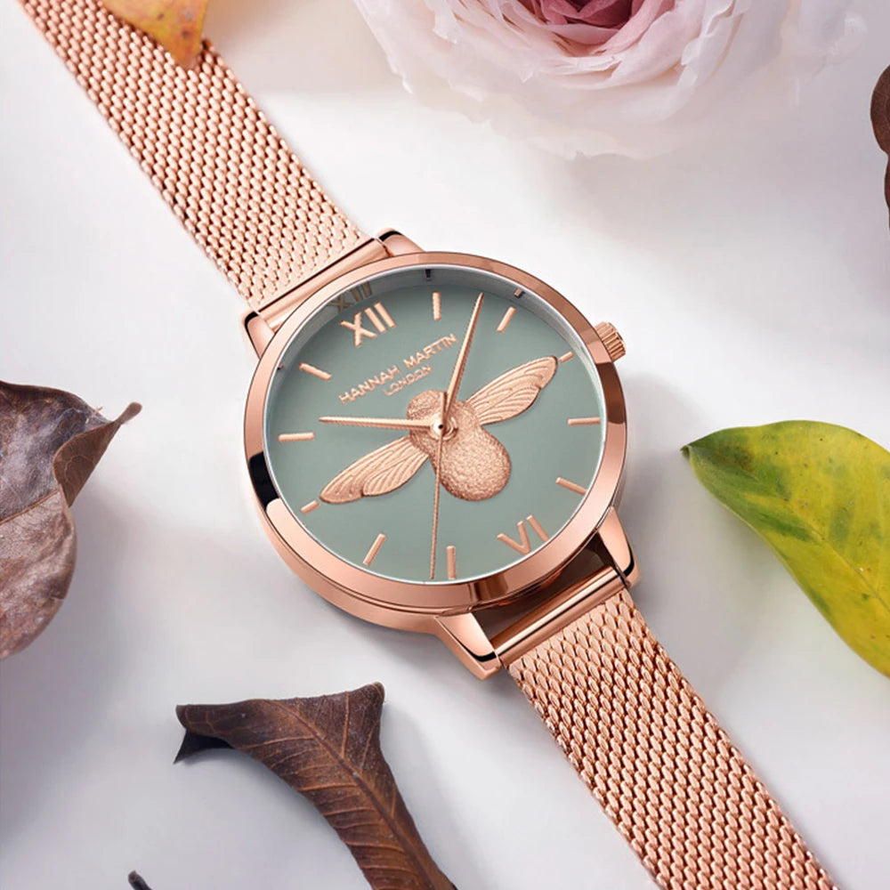 Top Brand Luxury Quartz Rose Gold Designer Watch Watches For Women