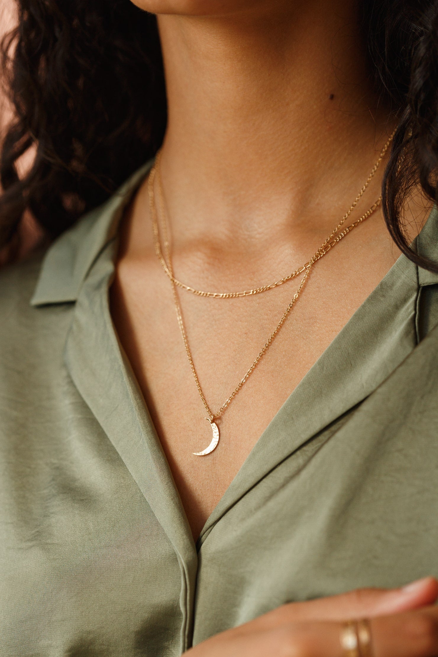 Lunar Phase Necklace