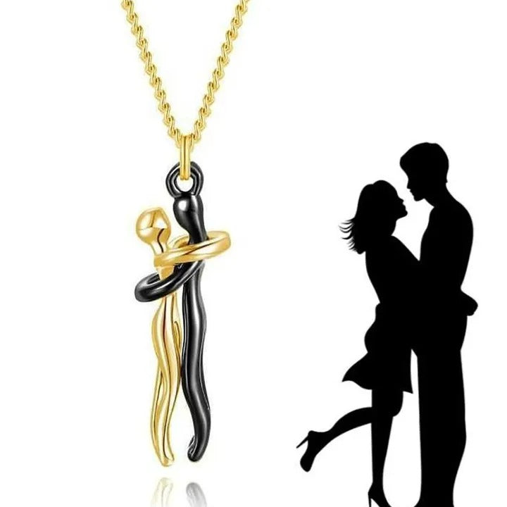 Embrace Pendant Hug Necklace|Valentine's Day Gift for Her Him