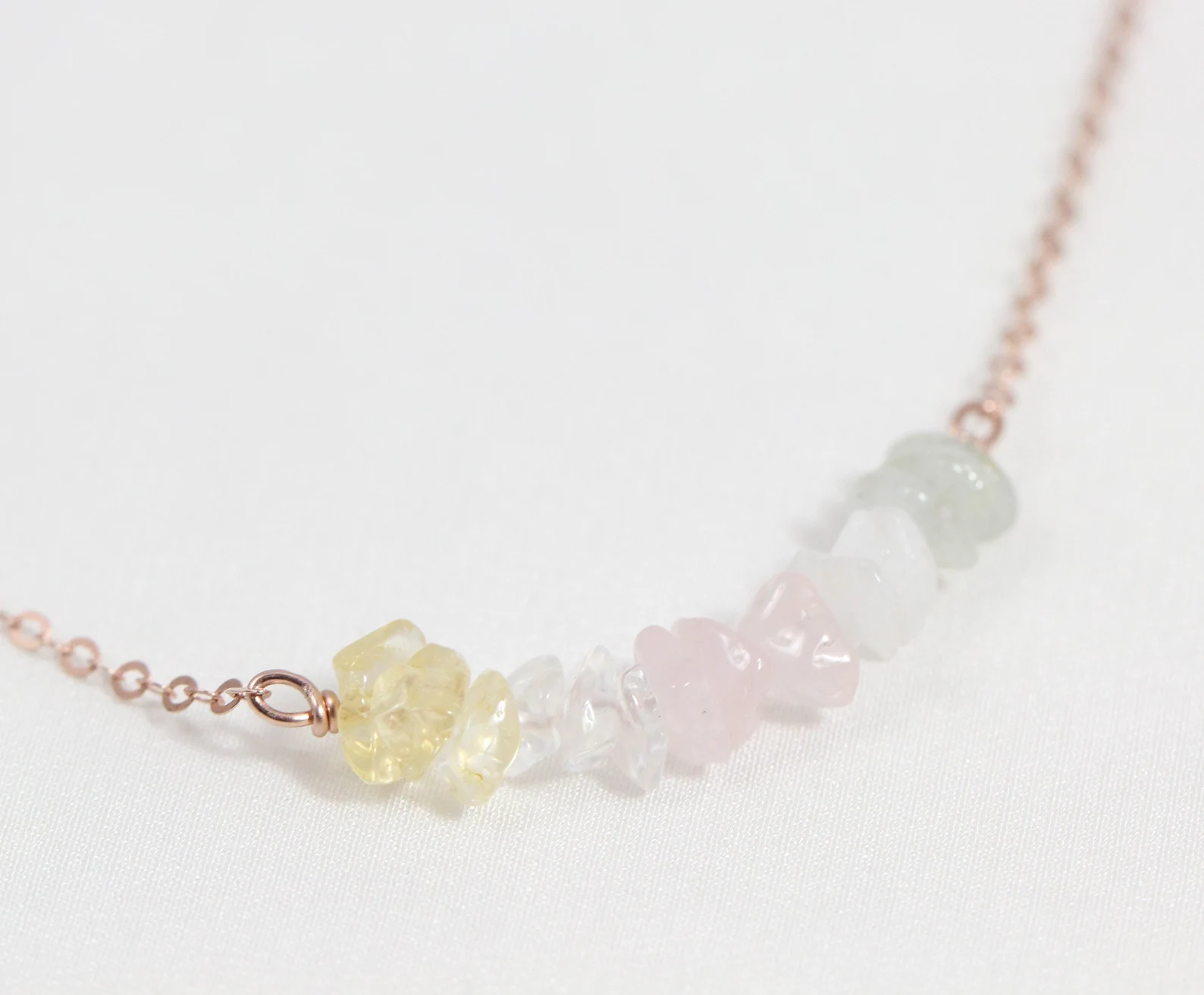 Family Birthstone Necklace, Mothers Day Gift