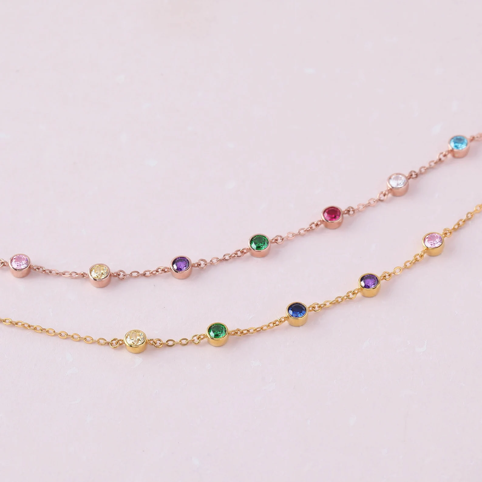 Family Birthstone Bracelet, Mom Bracelet With Birthstone