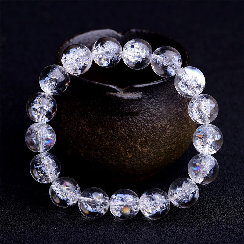 Natural White Crystal Protection Healing Bracelet