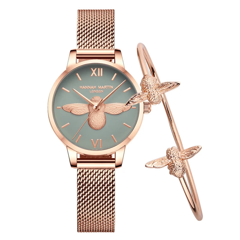 Top Brand Luxury Quartz Rose Gold Designer Watch Watches For Women