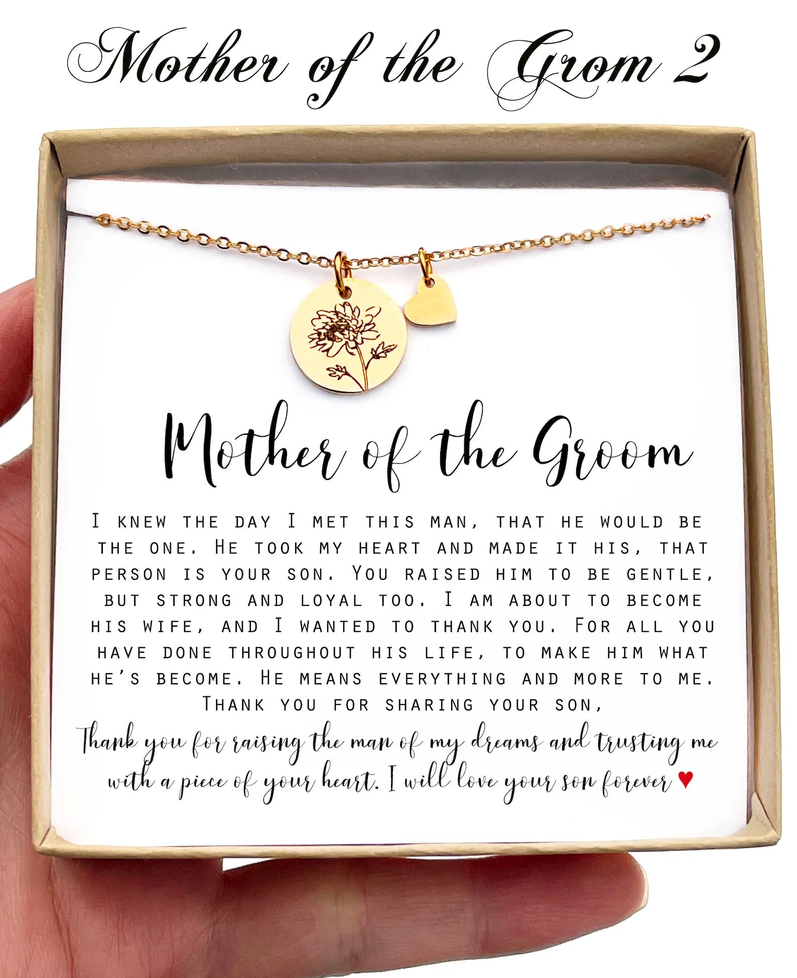 Personalized Gift for Mother of the Groom Gift from BRIDE