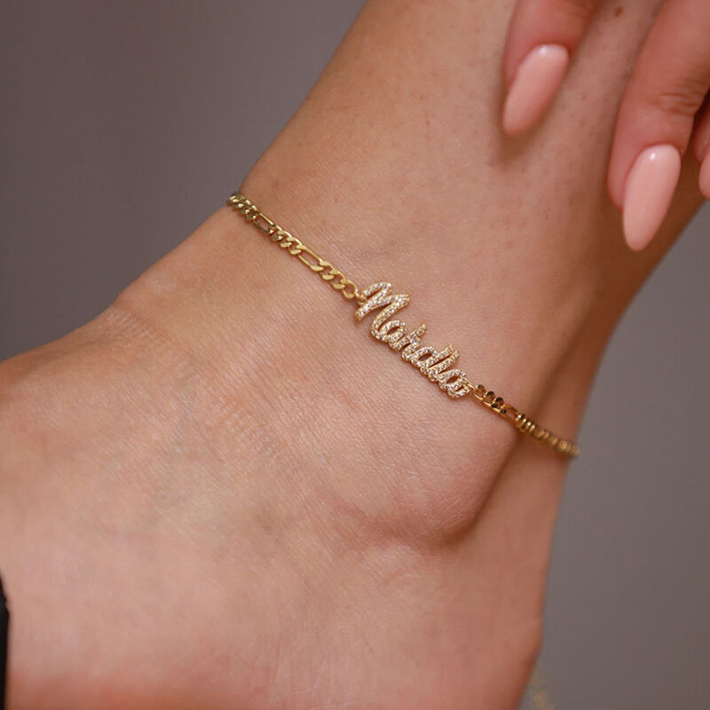 Personalized Name Anklet Unique Gift for Your Love