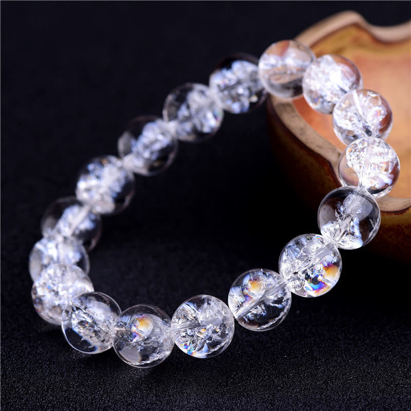 Natural White Crystal Protection Healing Bracelet