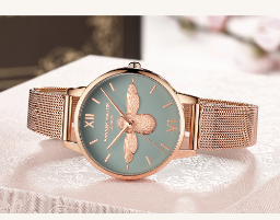 Top Brand Luxury Quartz Rose Gold Designer Watch Watches For Women