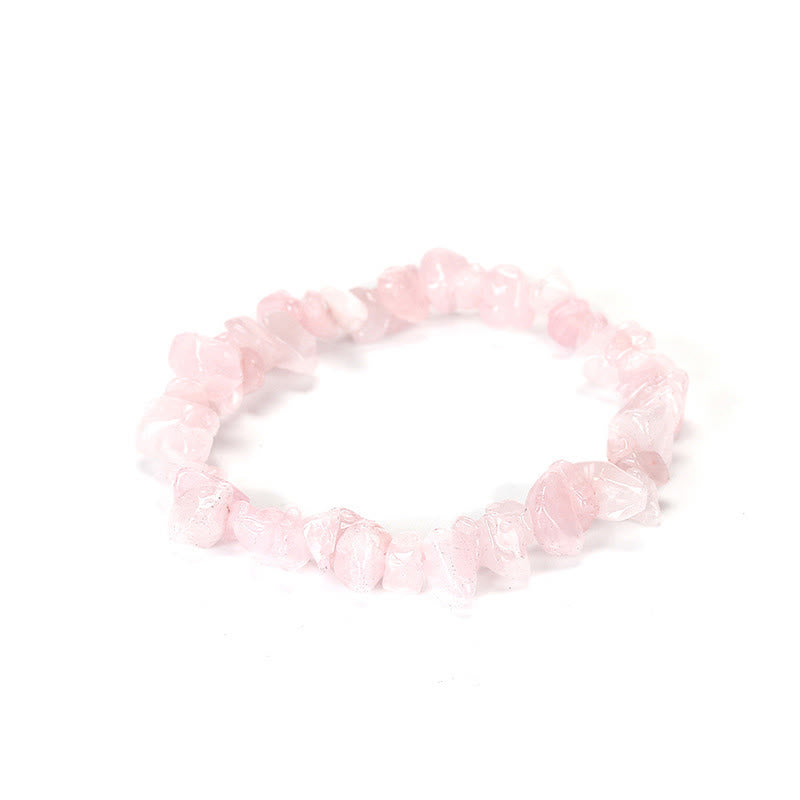 Natural Irregular Shape Crystal Stone Warmth Soothing Bracelet