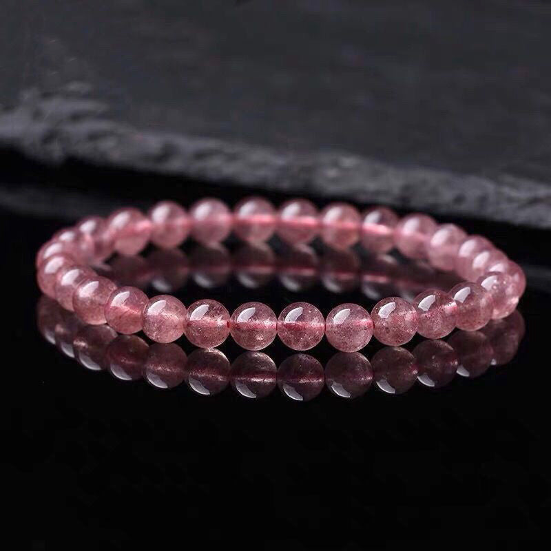 Natural Rose Quartz Love Caring Bracelet