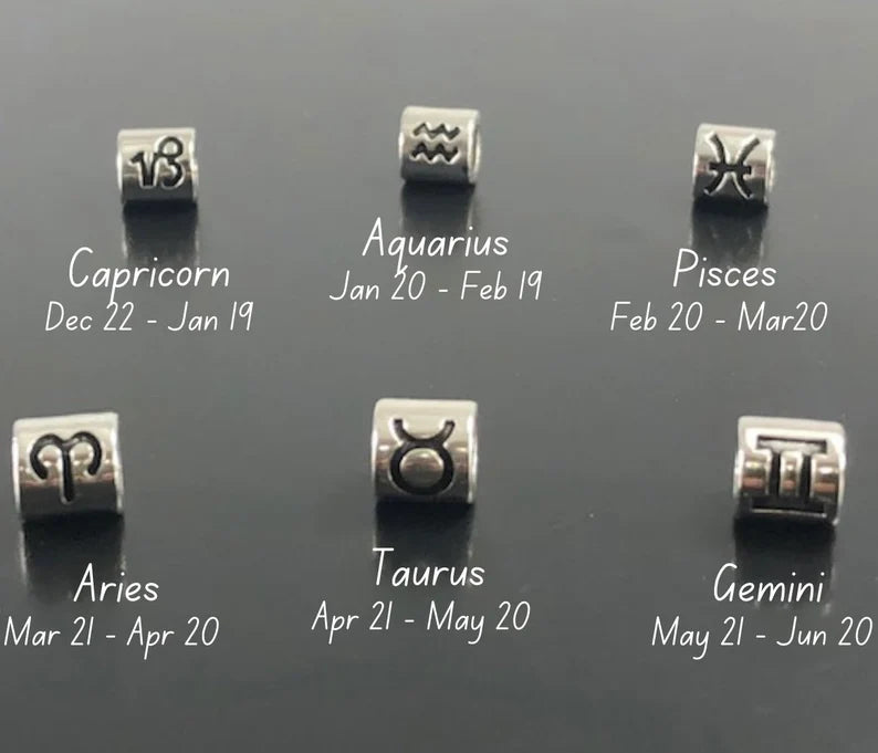 Choose Your Zodiac Sign  Gemstone Zodiac Beaded Bracelets for Men Women, Birthday Gifts , Astrology Bracelet