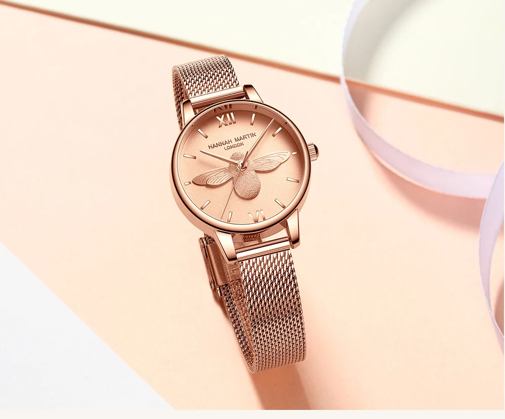 Top Brand Luxury Quartz Rose Gold Designer Watch Watches For Women