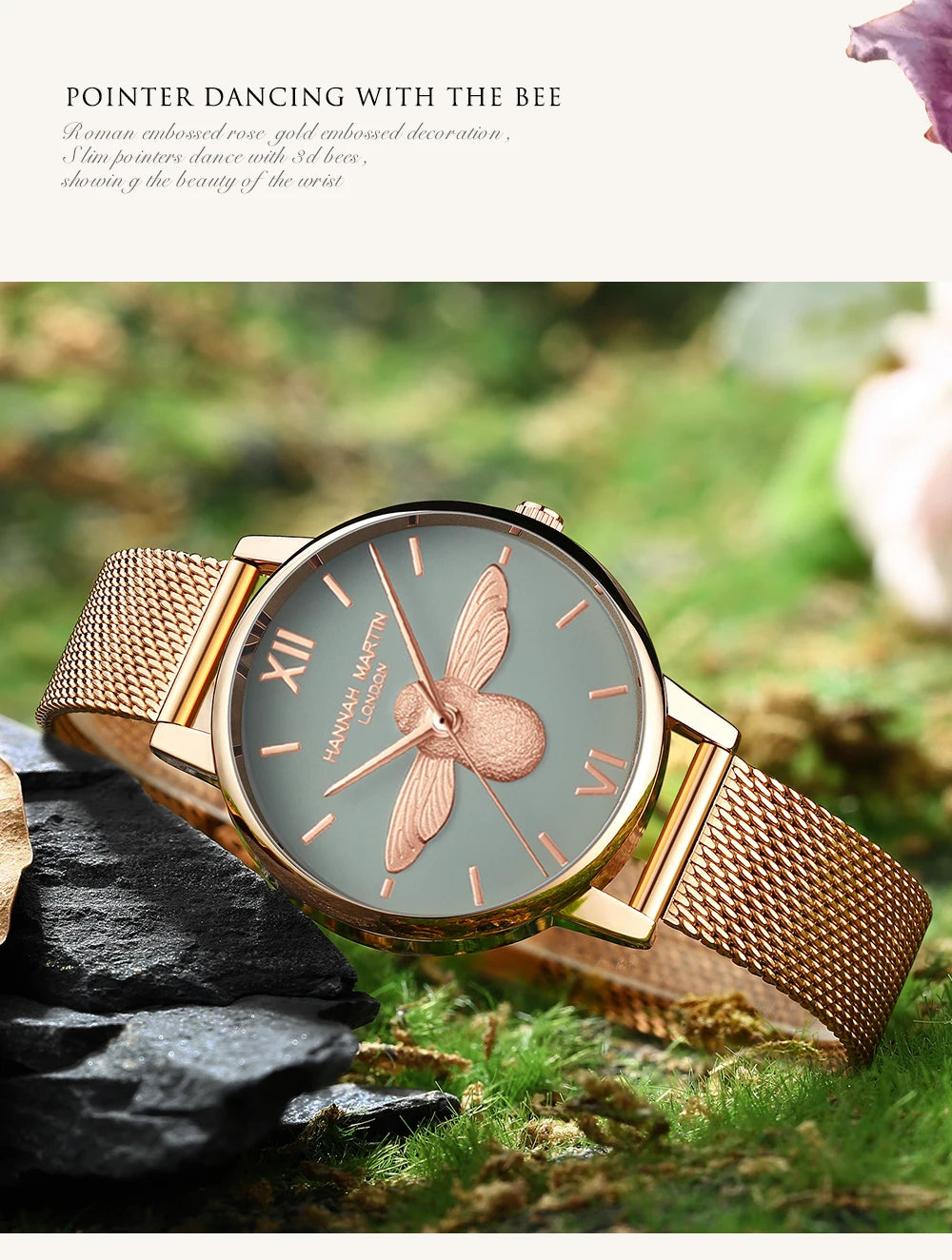 Top Brand Luxury Quartz Rose Gold Designer Watch Watches For Women