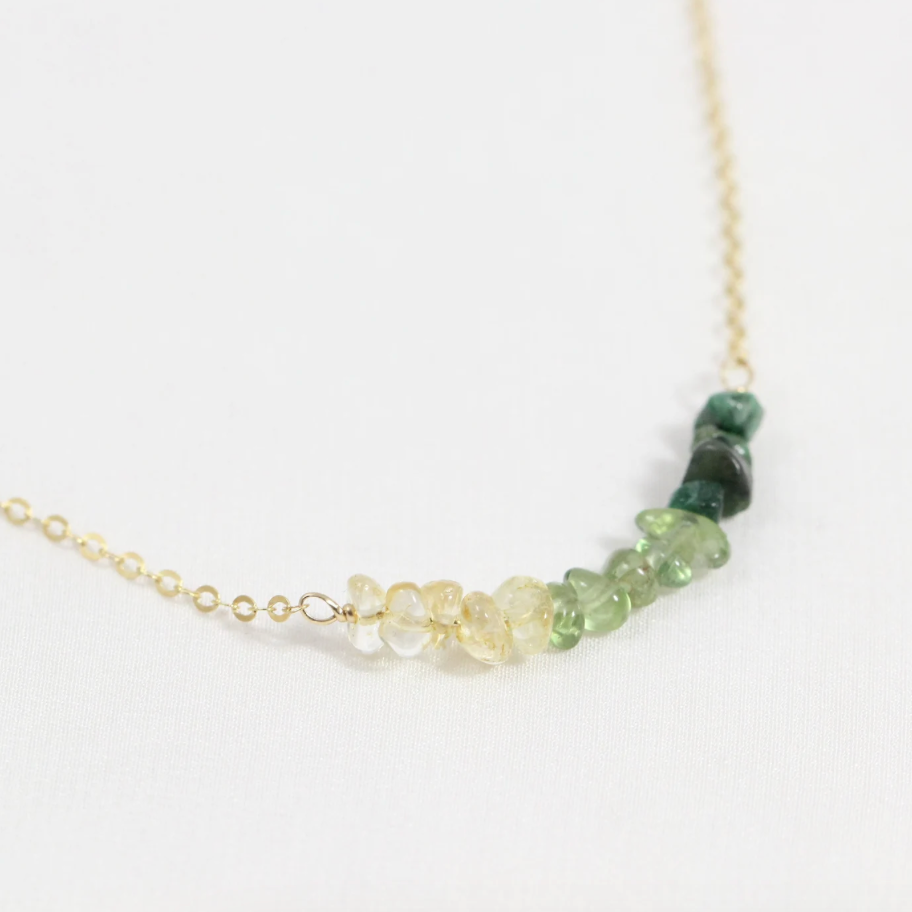 Family Birthstone Necklace, Mothers Day Gift