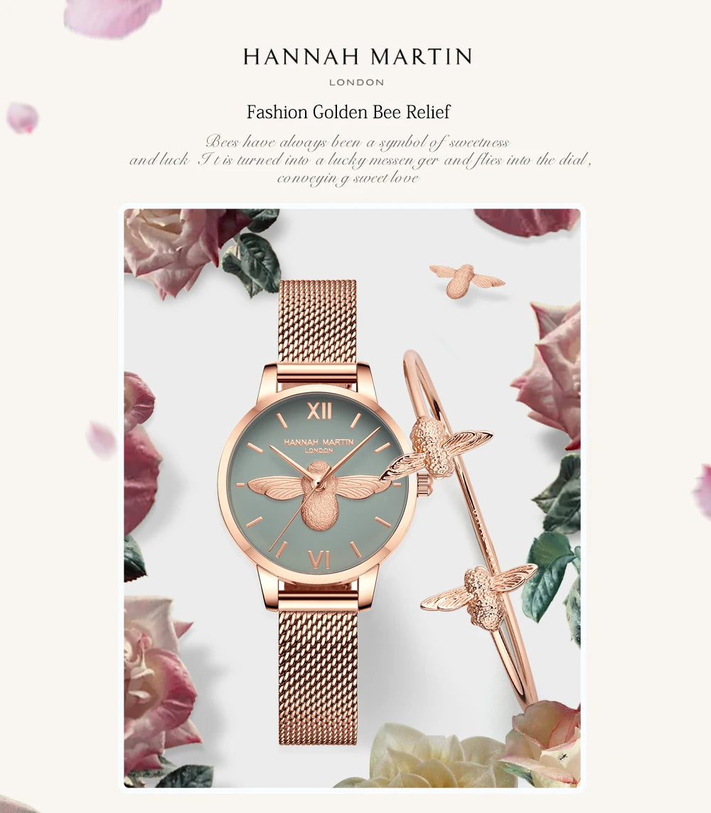 Top Brand Luxury Quartz Rose Gold Designer Watch Watches For Women