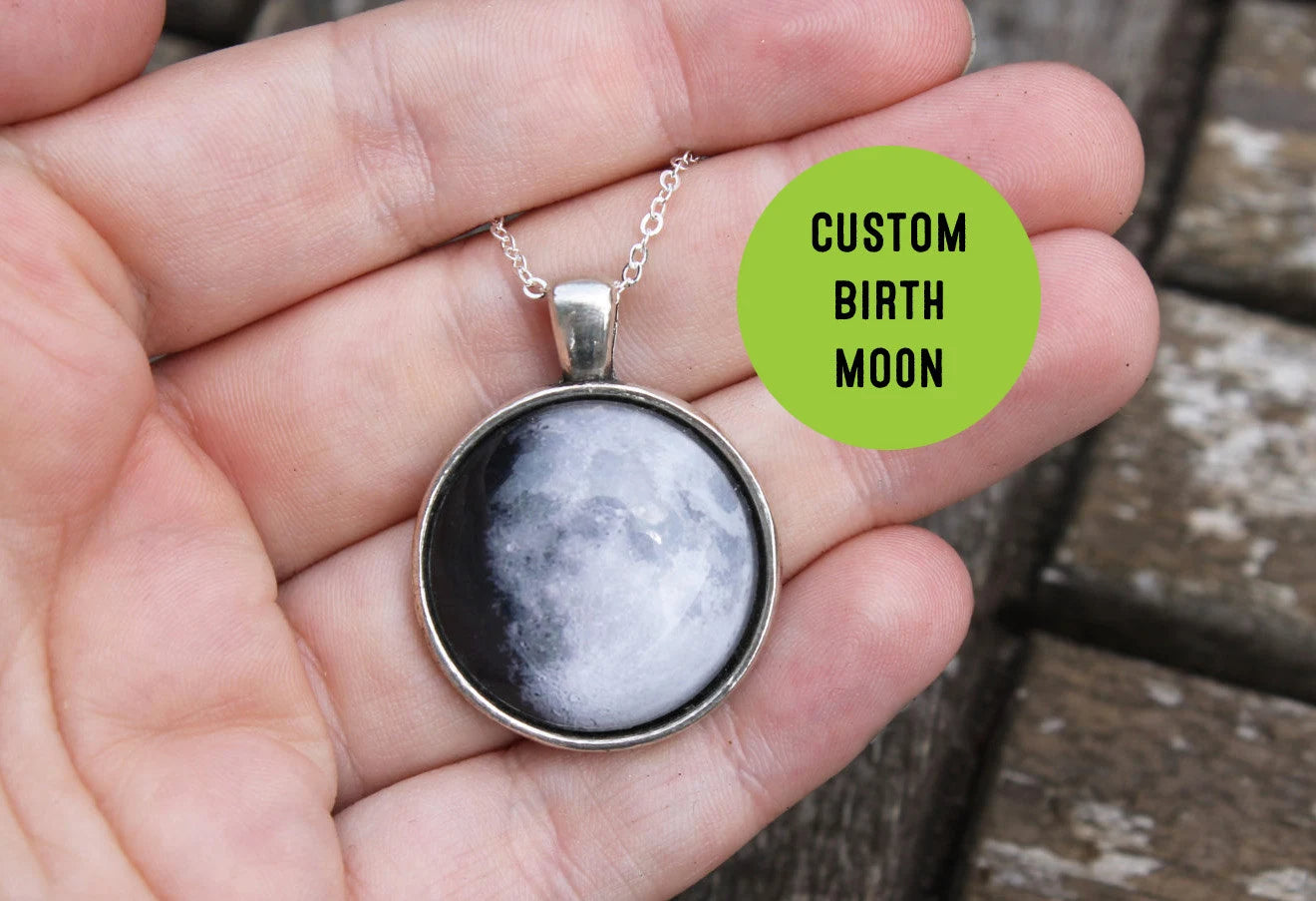 Custom Birth Moon Necklace