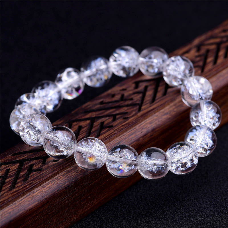 Natural White Crystal Protection Healing Bracelet