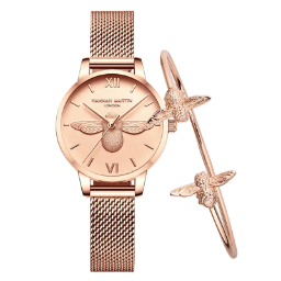 Top Brand Luxury Quartz Rose Gold Designer Watch Watches For Women