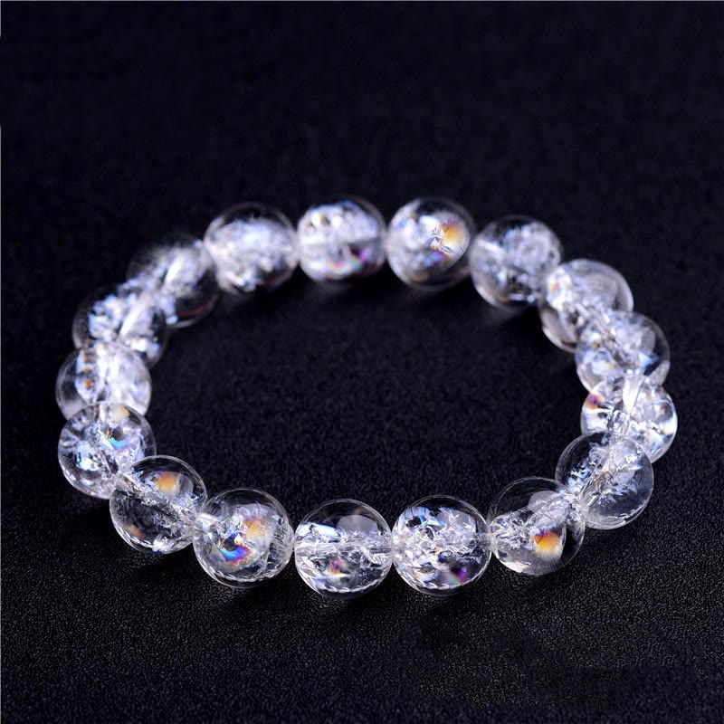 Natural White Crystal Protection Healing Bracelet