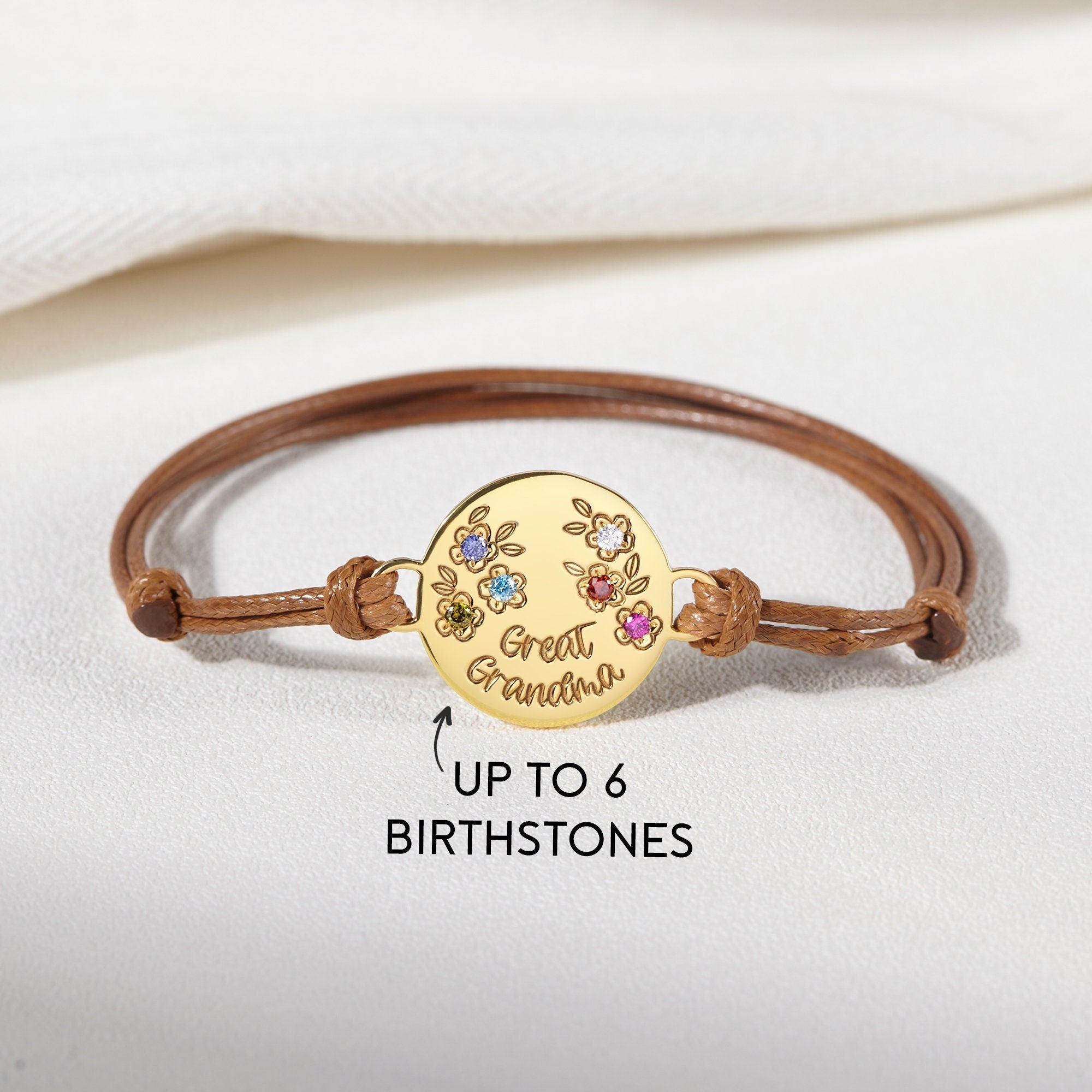 Mother Birthstone Bracelet With Kid‘s Birthstones